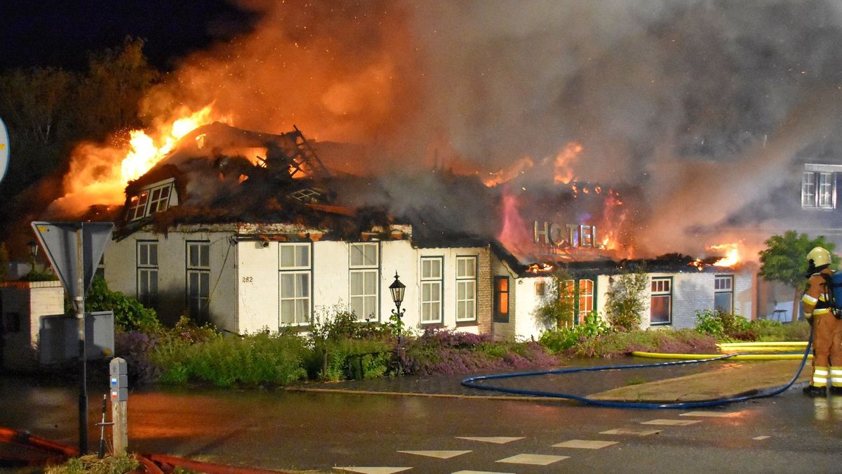 Hotelbrand Wanneperveen veroorzaakt door brandbom