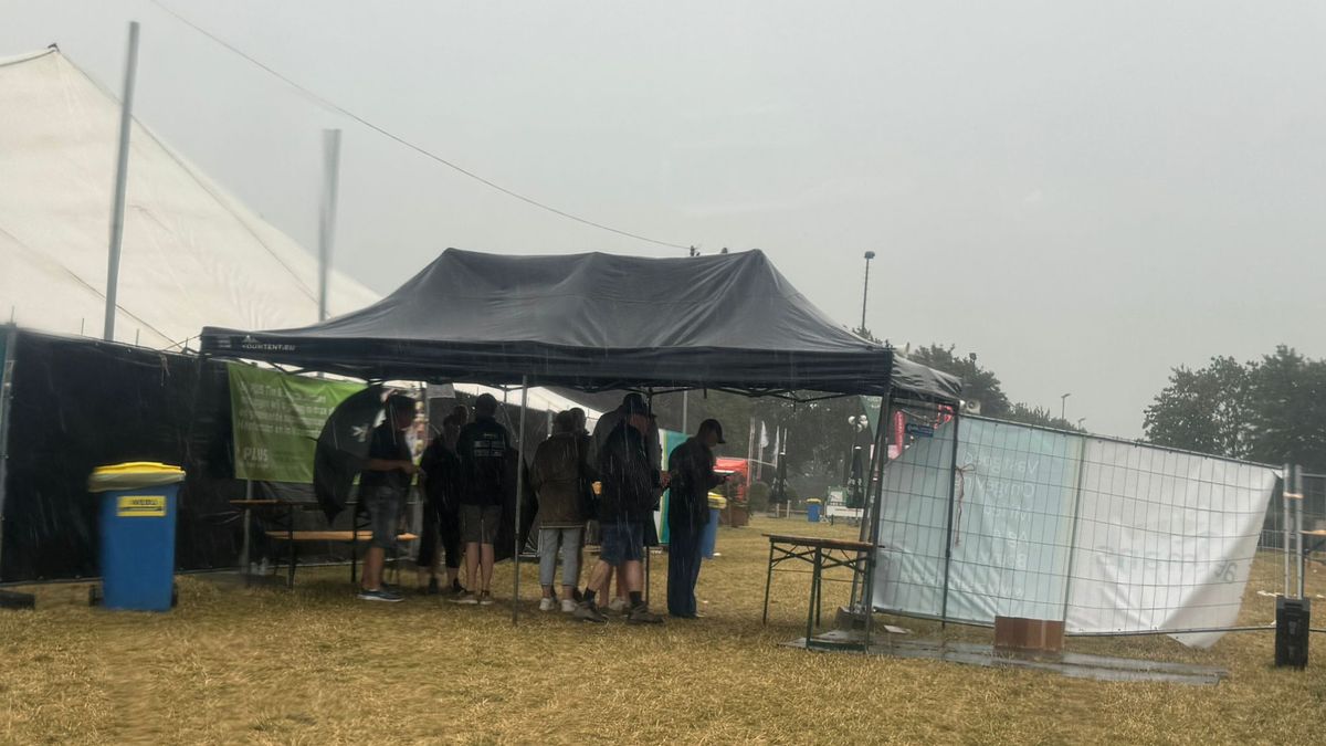 Bezoekers mogen terrein Zuid-Limburgs Federatiefeest weer op na ontruiming om noodweer