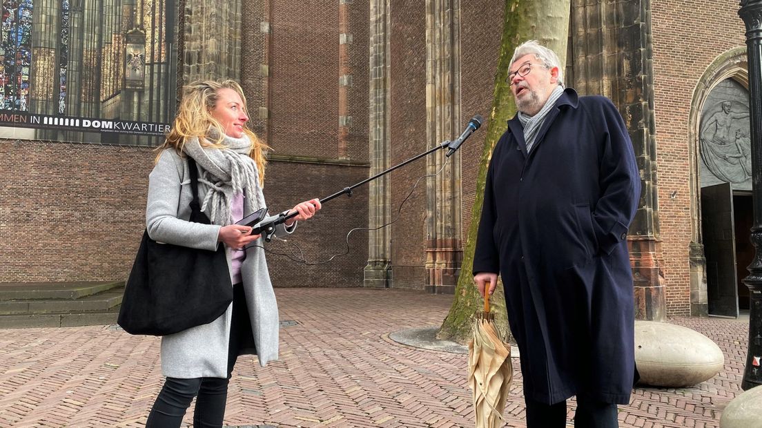 Annelies maakte een audiotour van de Domstad met Maarten van Rossem
