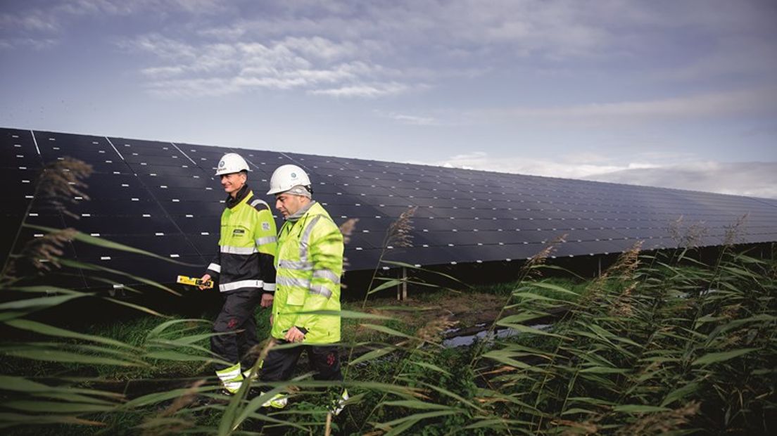 Archieffoto van een zonnepark (Rechten: Statkraft)