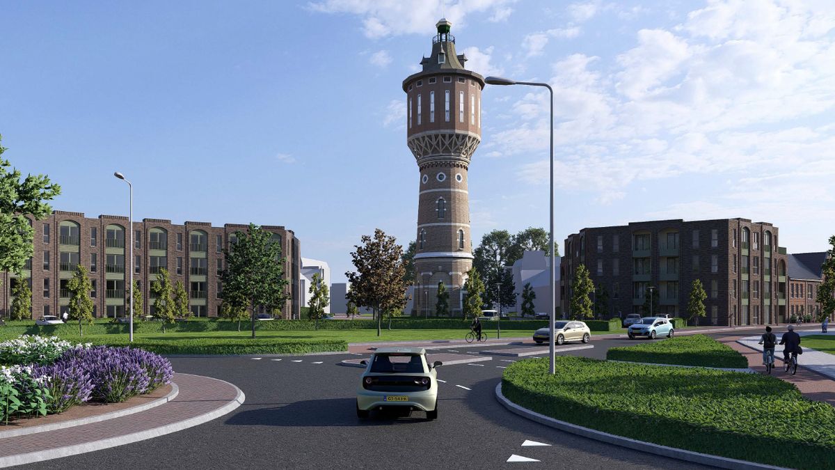 Sneek krijgt nieuwe appartementen met uitzicht op watertoren