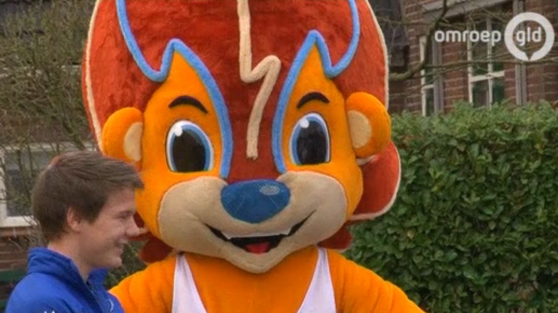 De mascotte voor de EK Atletiek van 2016 is zaterdag gepresenteerd bij Atletiekclub AVA'70 in Aalten.De mascotte is een leeuw met een lachend gezicht.