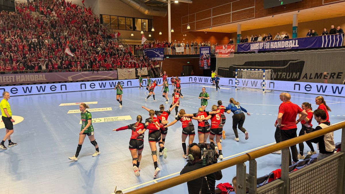 Handbalsters Kwiek schrijven geschiedenis met bekerwinst tegen VOC