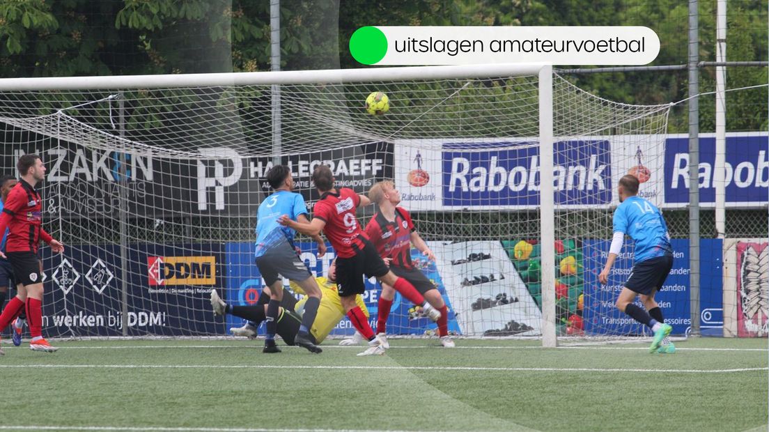 Uitslagen amateurvoetbal zaterdag 24 mei