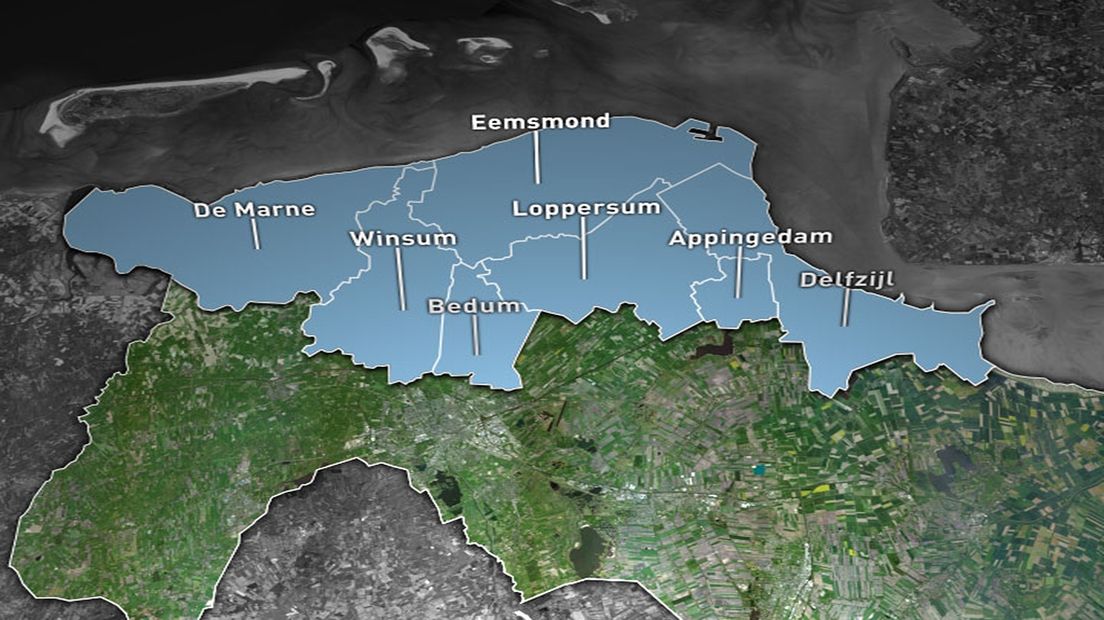 De Supergemeente-variant voor Noord-Groningen