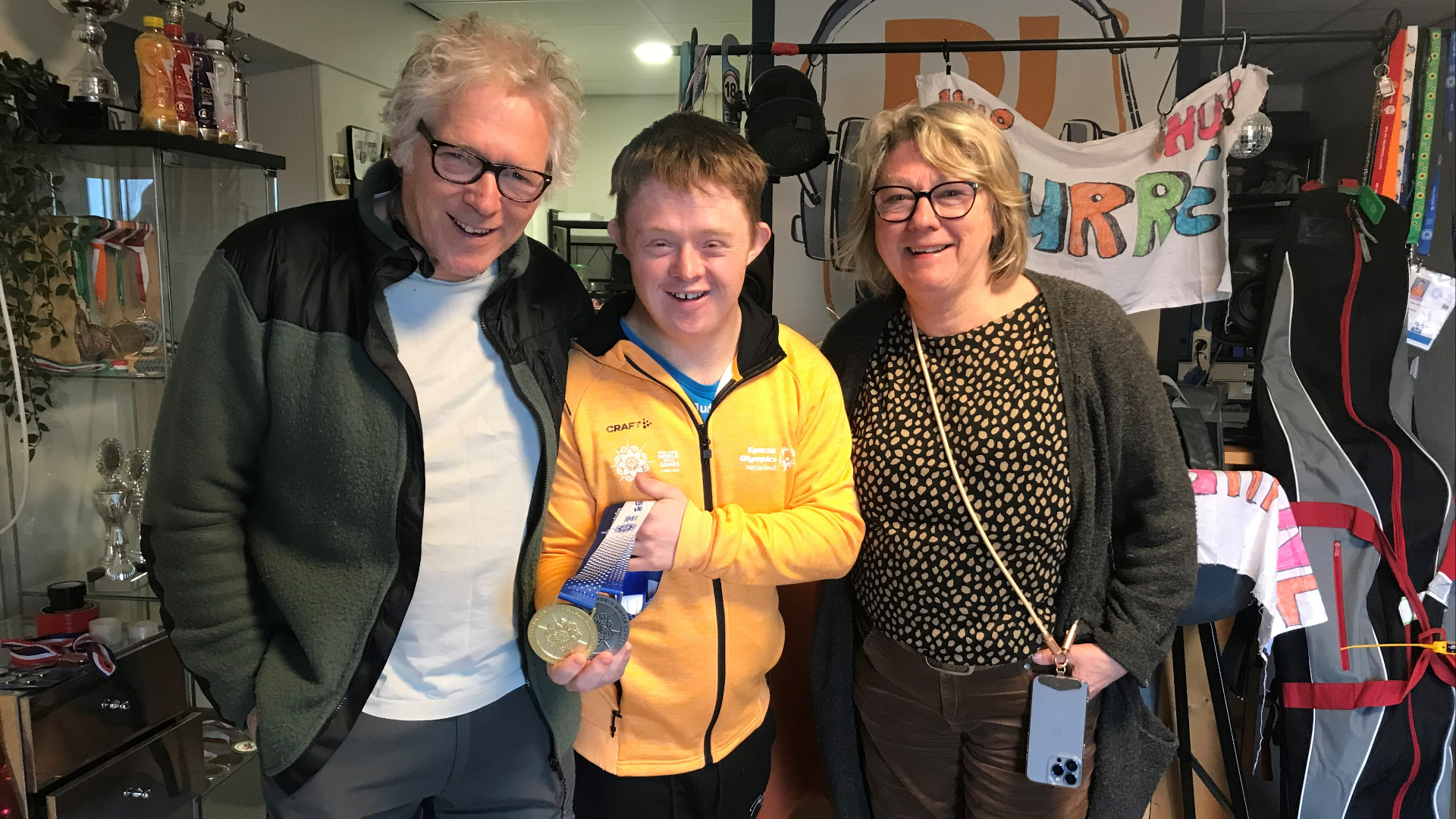Ondanks hoogtevrees won Jurre een gouden medaille met snowboarden: 'Je moet horizontaal kijken'