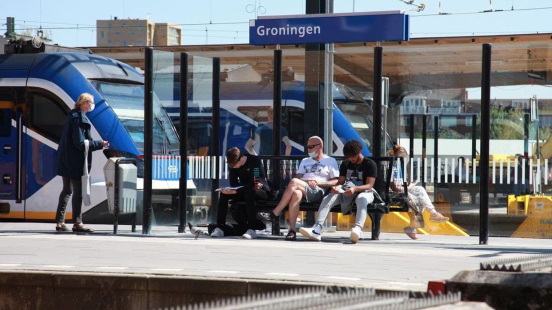 Ook in Groningen reden tijdelijk geen treinen