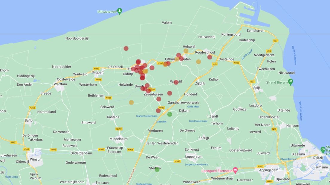 De aardbeving bij Uithuizen