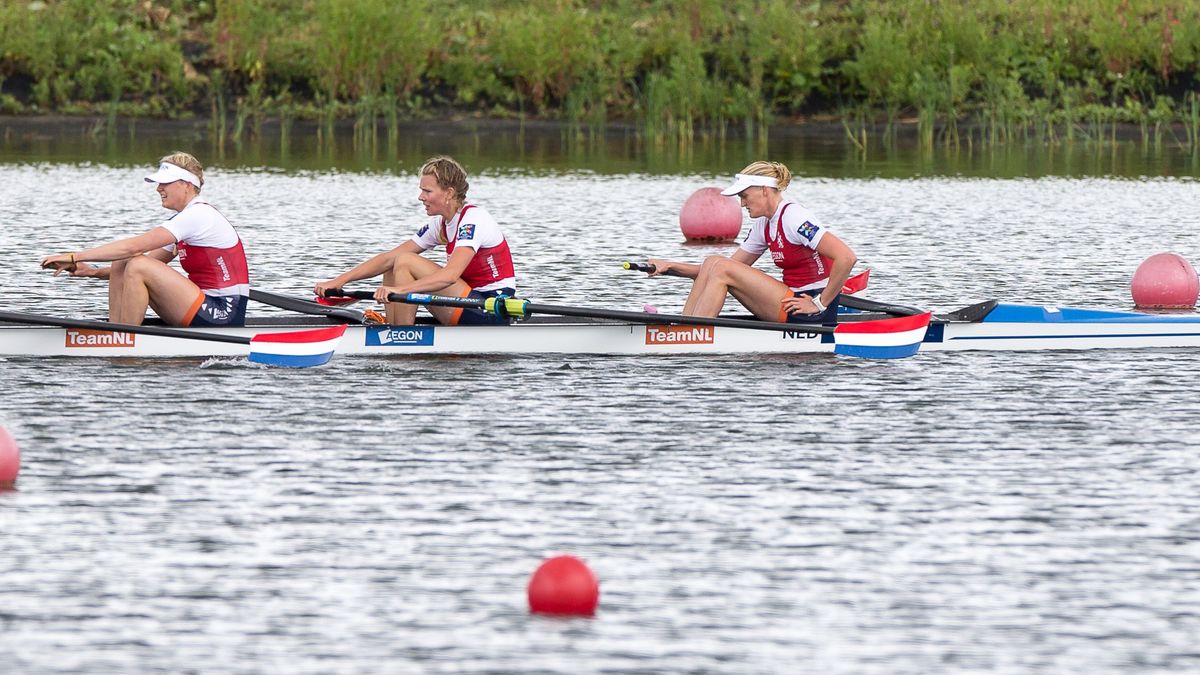 Clevering, Jorritsma en Van der Bij halen finale EK roeien Omrop Fryslân