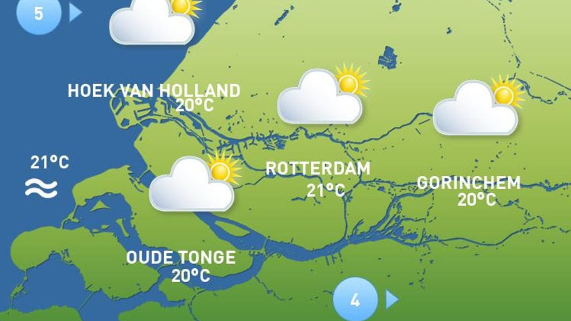 Het weer van zaterdag 5 september 2026