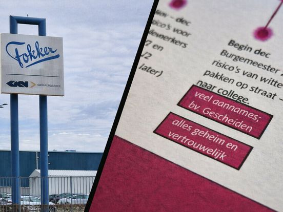 'Witte pakken' en angst voor ophef: ambtenaren Hoogeveen kritisch op aanpak Fokker-incident