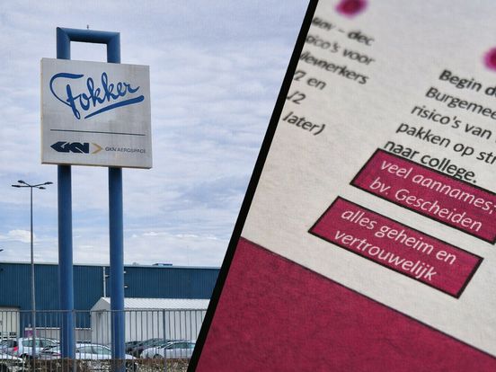 'Witte pakken' en angst voor ophef: ambtenaren Hoogeveen kritisch op aanpak Fokker-incident