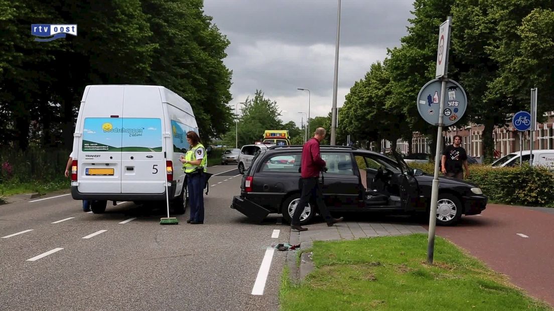 Ongeluk Deventerstraatweg Zwolle