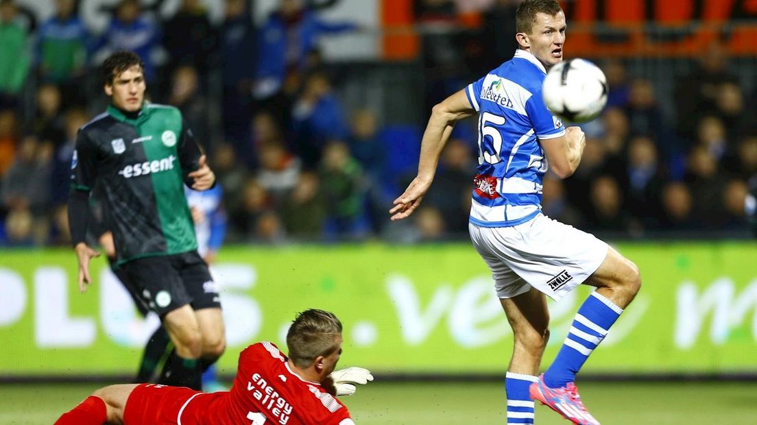 PEC Zwolle-FC Groningen van zaterdagavond