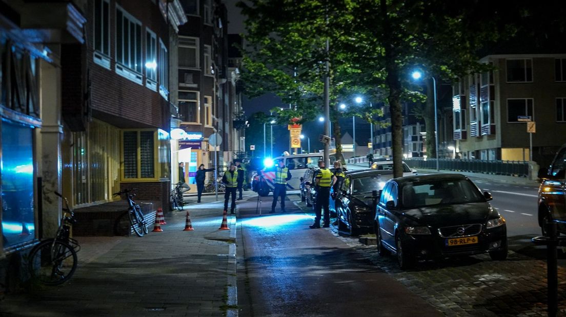 Het ongeluk op de Hereweg in Groningen