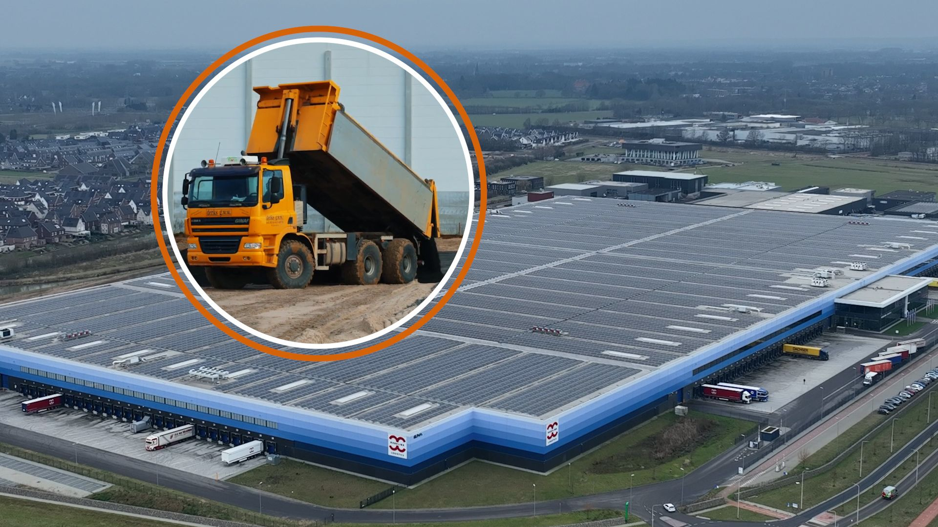 Het distributiecentrum G-Park in Zevenaar.