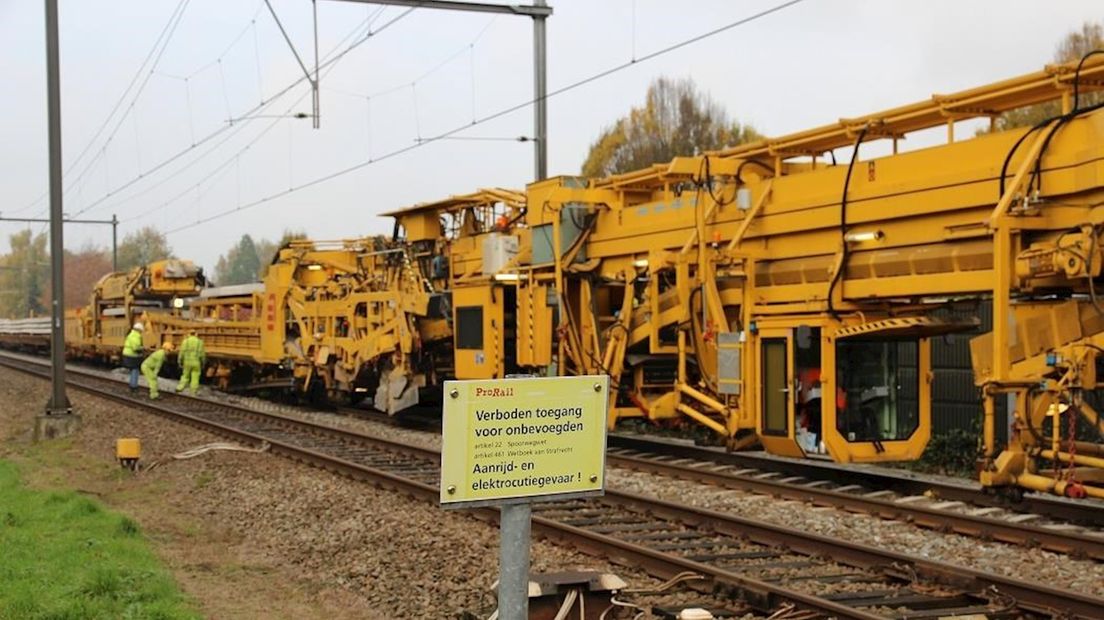 Robottrein vervangt 7 kilometer spoor