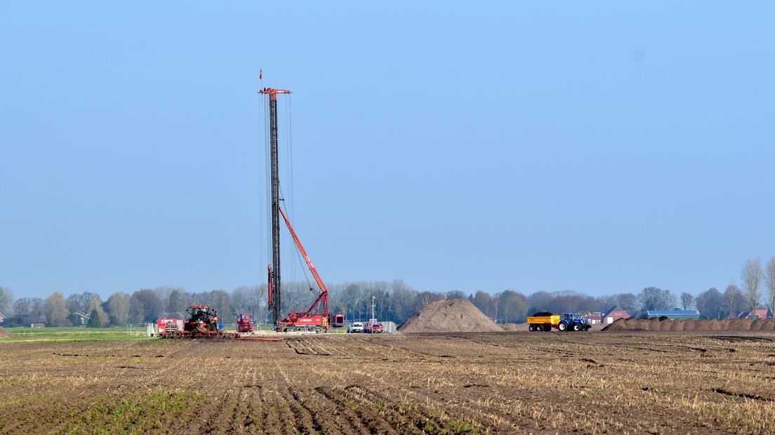 De hei-installatie in de Veenkoloniën (Rechten: archief RTV Drenthe/Steven Stegen)