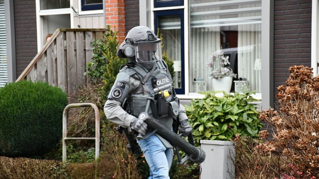 Politie-inval in Vroomshoop