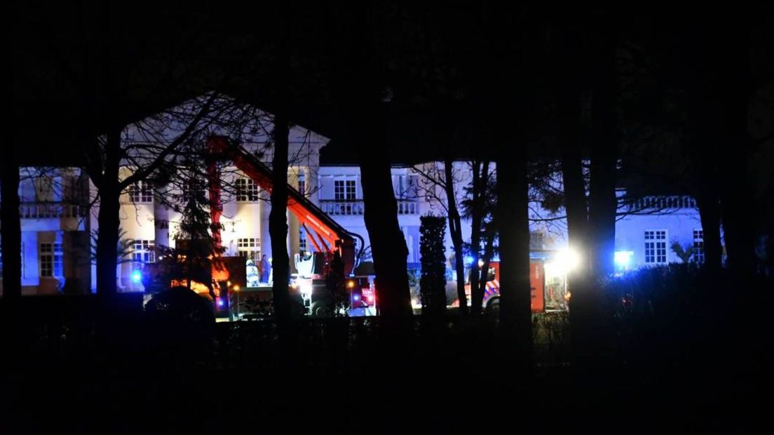 De brandweer rukte uit voor een brand in Oostburg