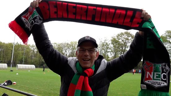 Supersupporter Hennie (63) 'zeven weken dronken' bij bekerwinst NEC