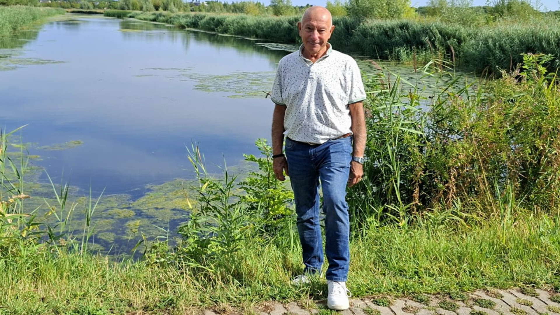 Aad van der Pol, foto van voor het ongeluk op de Erasmusbrug.