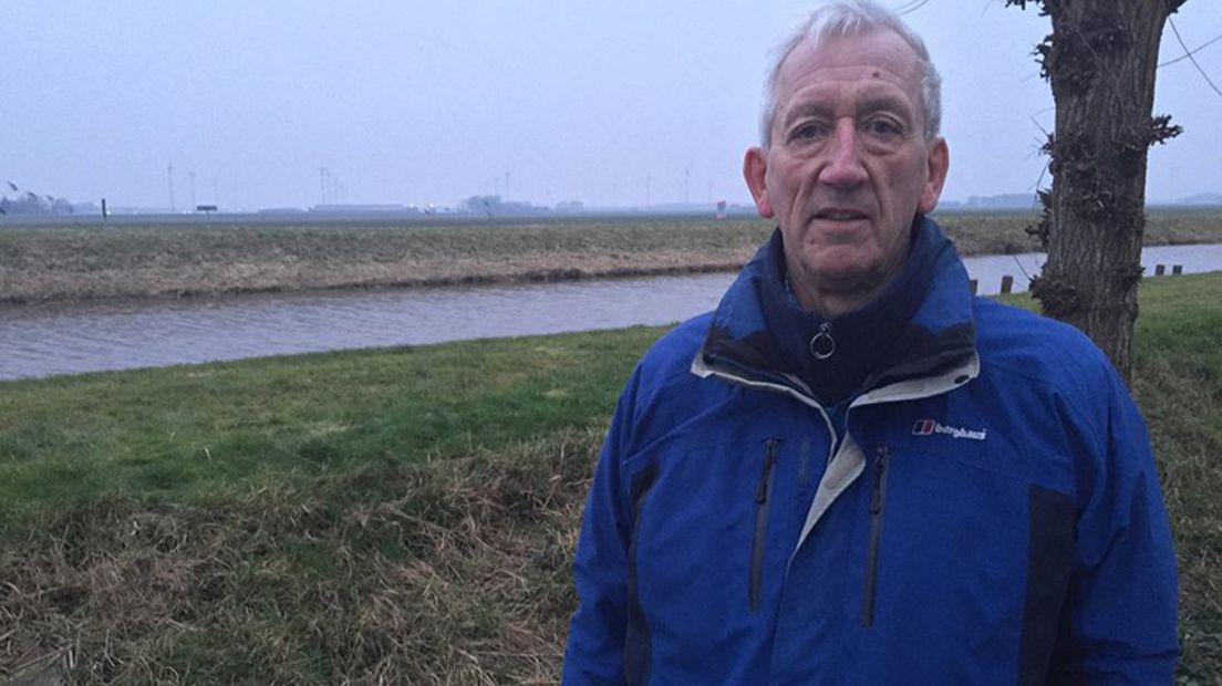 Omwonende Robert Wagenvoort van het 'afgeschoten' windpark