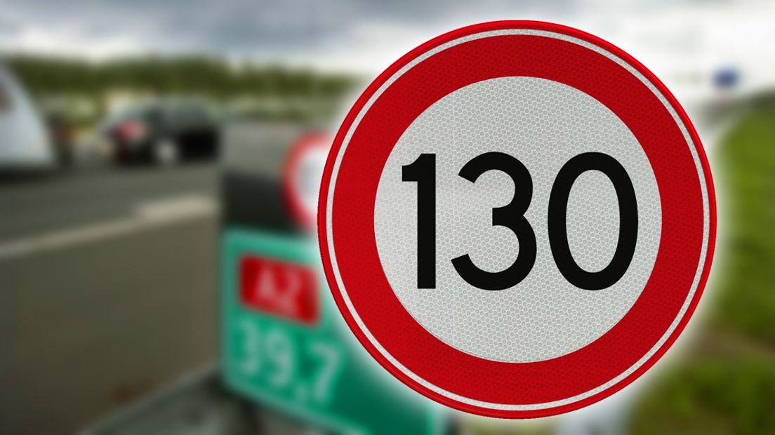 De gemeenten zijn het niet eens met 130 km/u rijden op de A2.