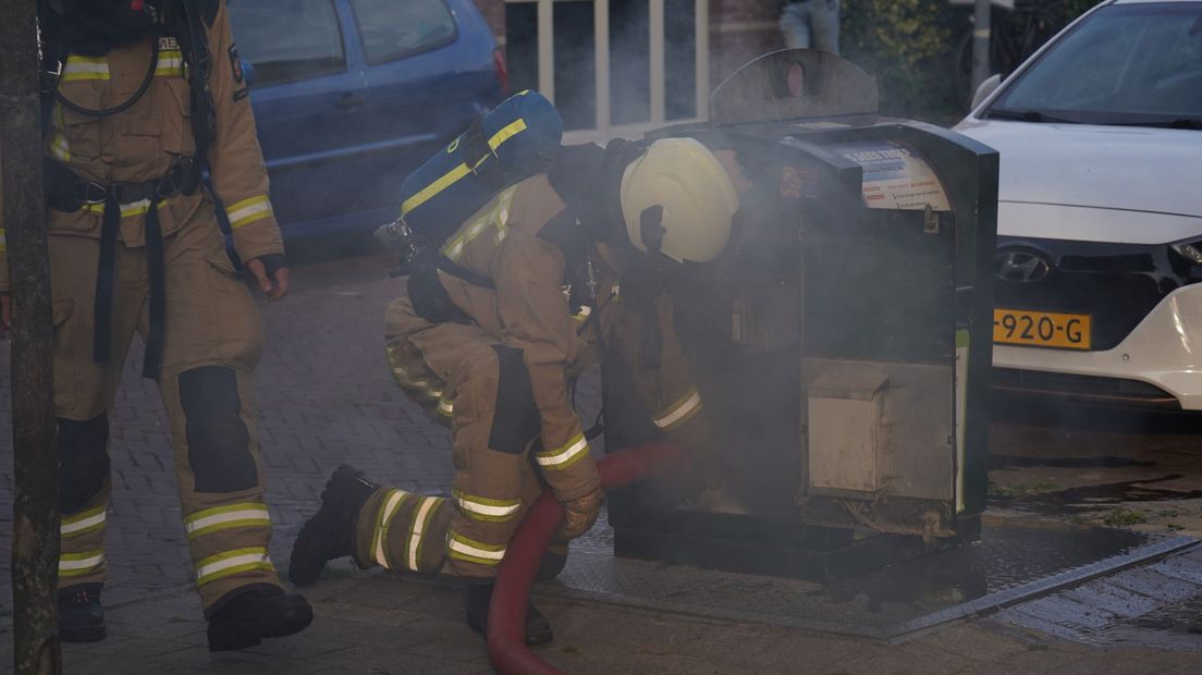 Brand in container Meppel