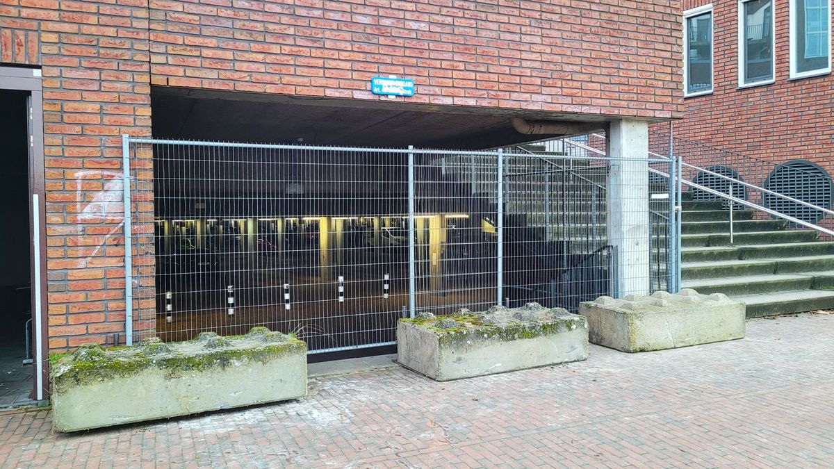 Parkeergarage Kloosterveste deels afgesloten voor voetgangers