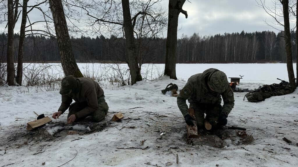 Havelter militairen oefenen in bittere kou van Litouwen