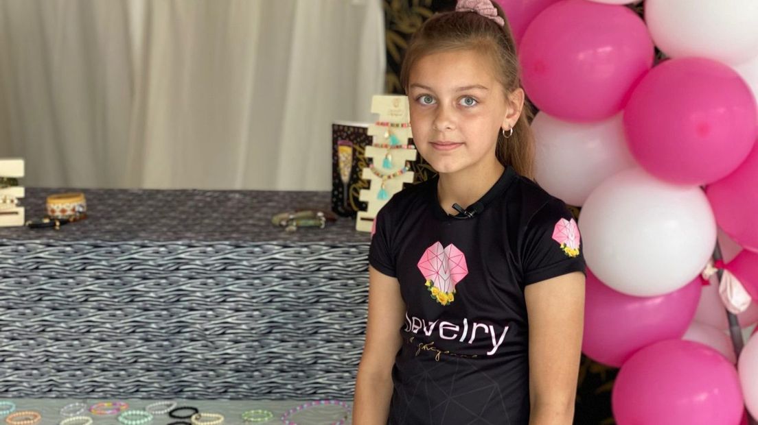 Cheyenne (9) opent haar eigen pop-up store