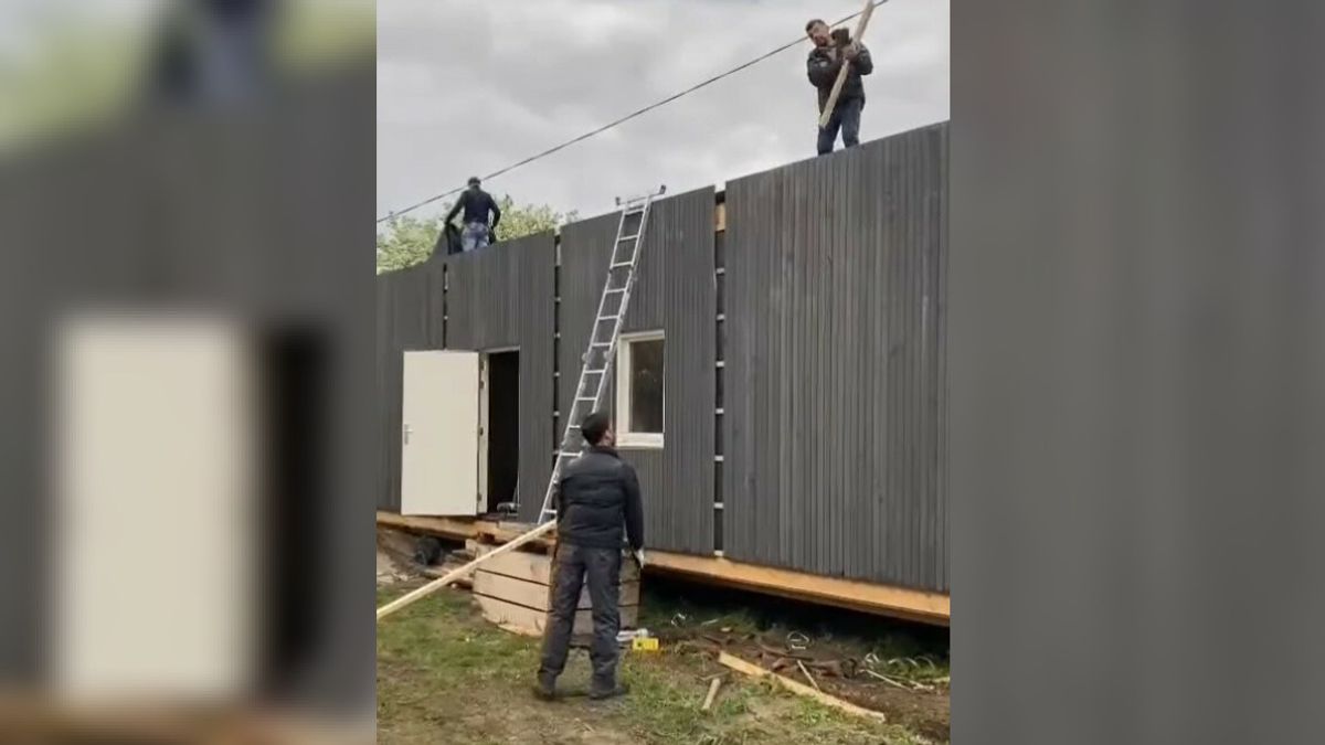 Zeeuwen opnieuw naar Oekraïne om tiny house te schenken: 'Het was een topdag'