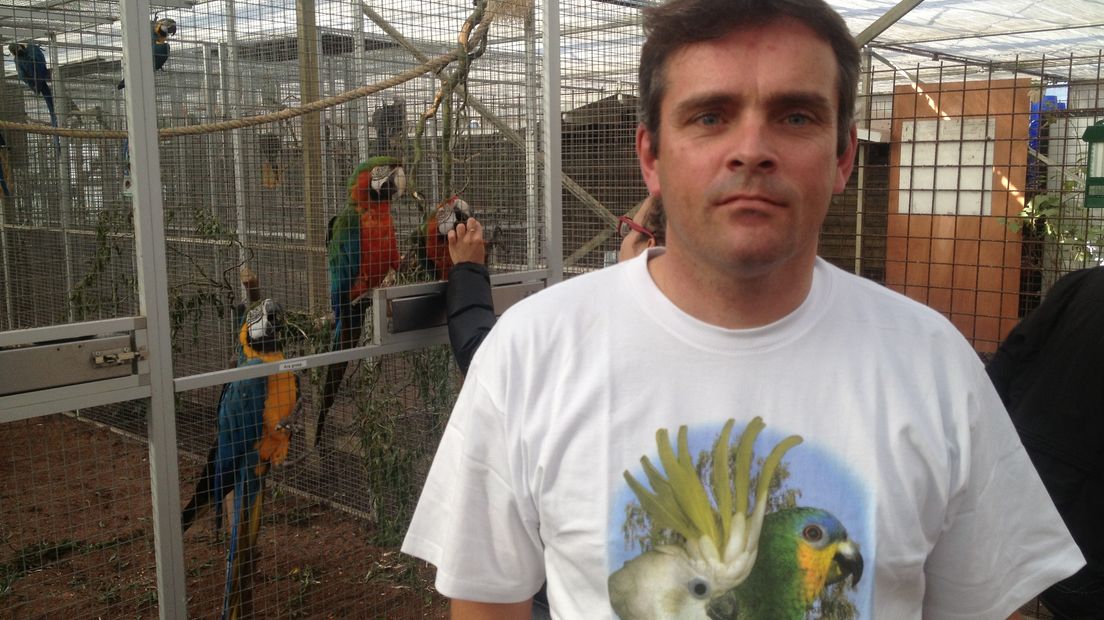 Michel van der Plas van de papegaaienopvang