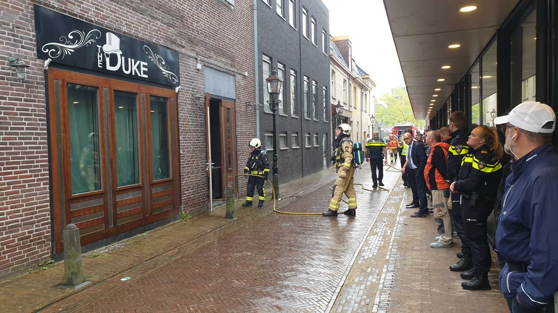 Brand bij Best Western City Hotel De Jonge in Assen (Rechten: Persbureau Meter)