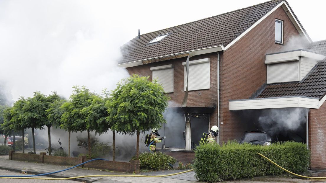 Woningbrand in Raalte