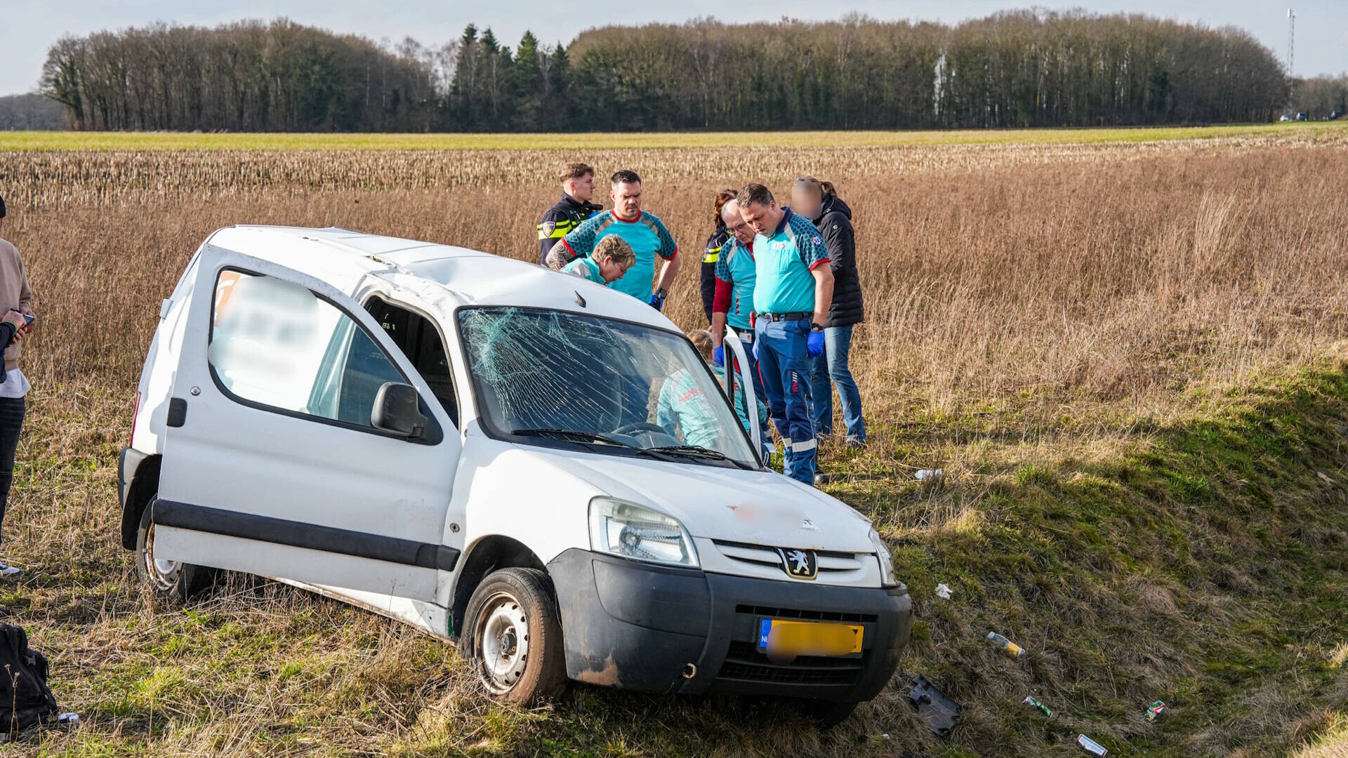 N34 dicht tussen Borger en Odoorn na ongeluk