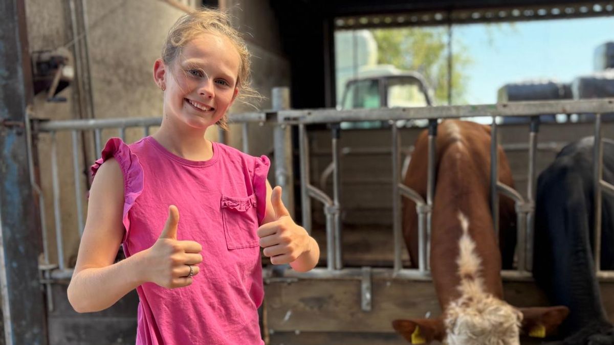 Boerin Sanne (11) uit Vegelinsoord gaat viraal op social media: 