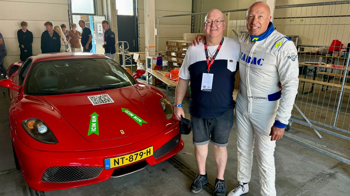 Lambert wint 'super-geweldig-mooie' Ferrari-rit op TT Circuit bij loterij SV Borger