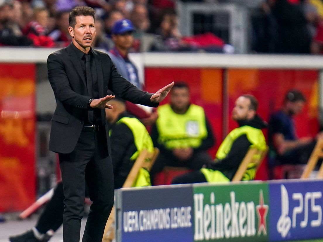 Atlético Madrid-trainer Diego Simeone