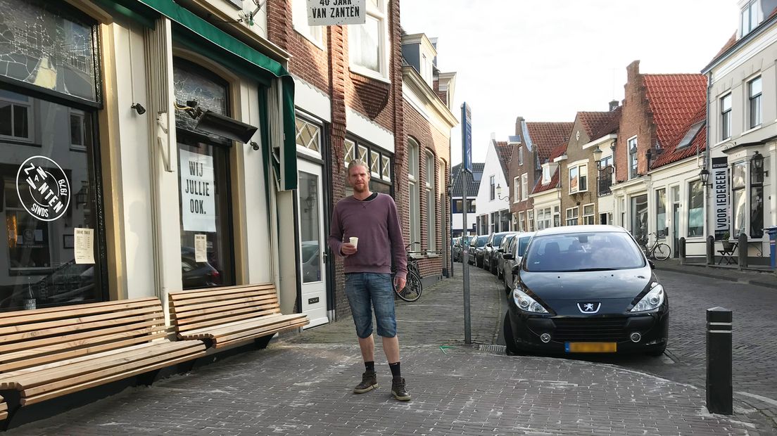 Tobias Bosman hoopt op een groot terras