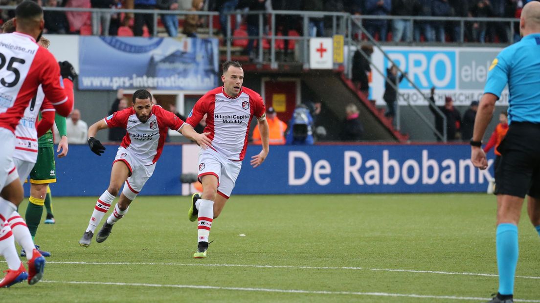 Anco Jansen was tegen ADO Den Haag niet alleen de matchwinner (Rechten: Gerrit Rijkens)
