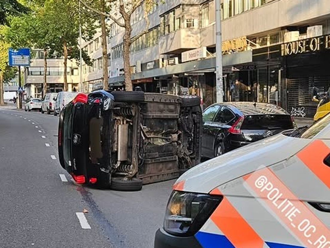 De vrouw kwam er zonder serieuze verwondingen vanaf.