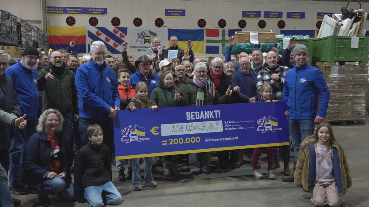 Hulporganisatie Friese Rijders haalt recordbedrag op aan donaties: “Heel bijzonder”