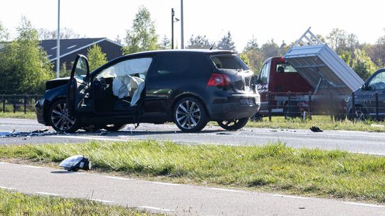 Ravage na ongeval bij Hengelo. Ravage na ongeval bij Hengelo.