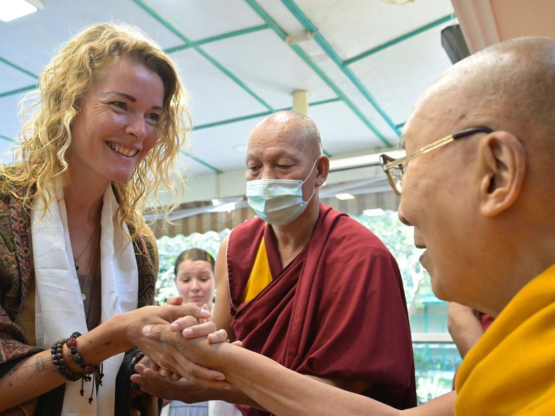 Masha maakte in India kennis met de dalai lama