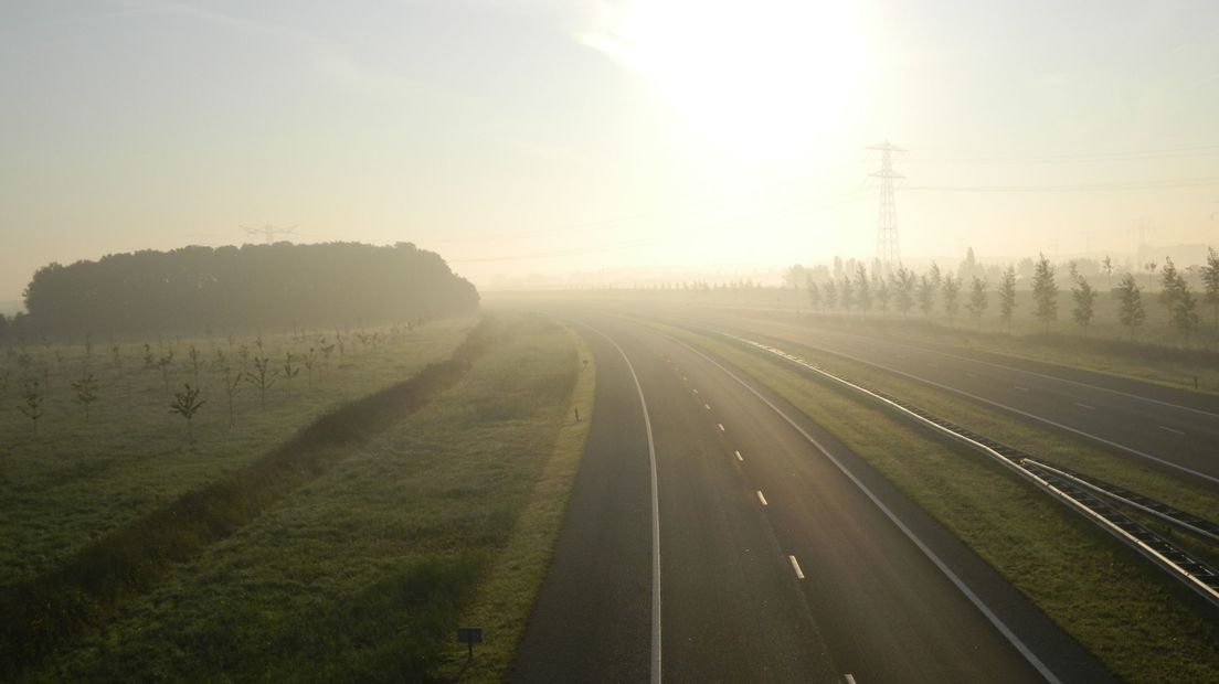 A58 was een nacht dicht