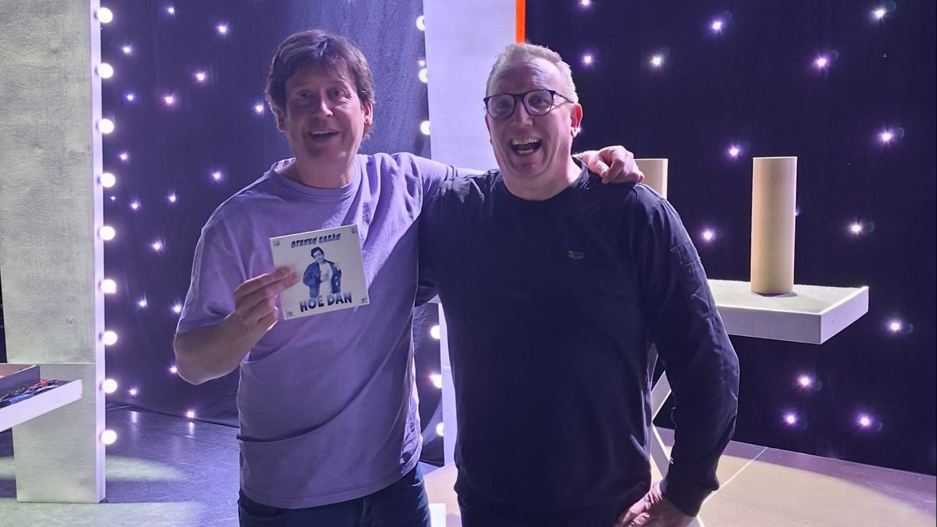 André werd verrast met voorstelling en meet & greet van steven kazan.