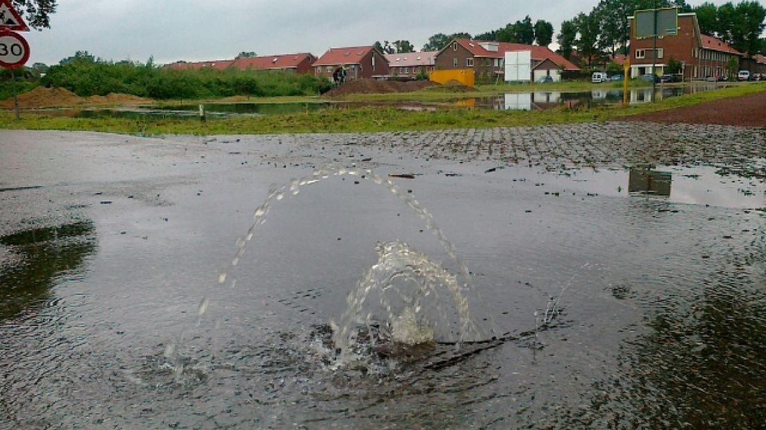 Door de extreme regenval in de Achterhoek van eind augustus staan enkele tientallen boeren voor het faillissement.