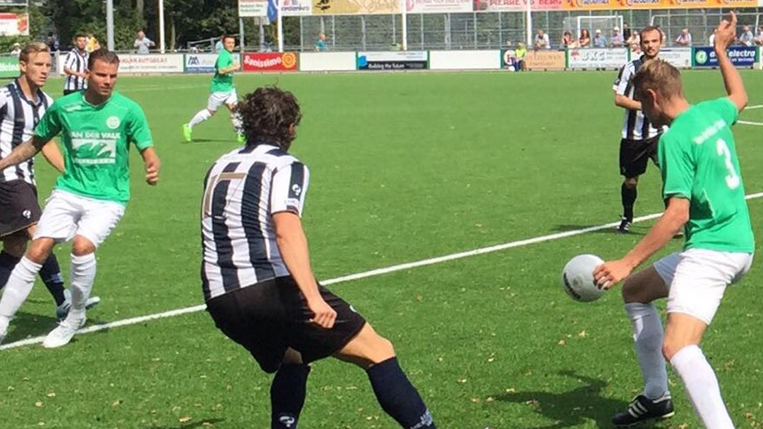 Spelmoment uit de wedstrijd Westlandia-Hercules